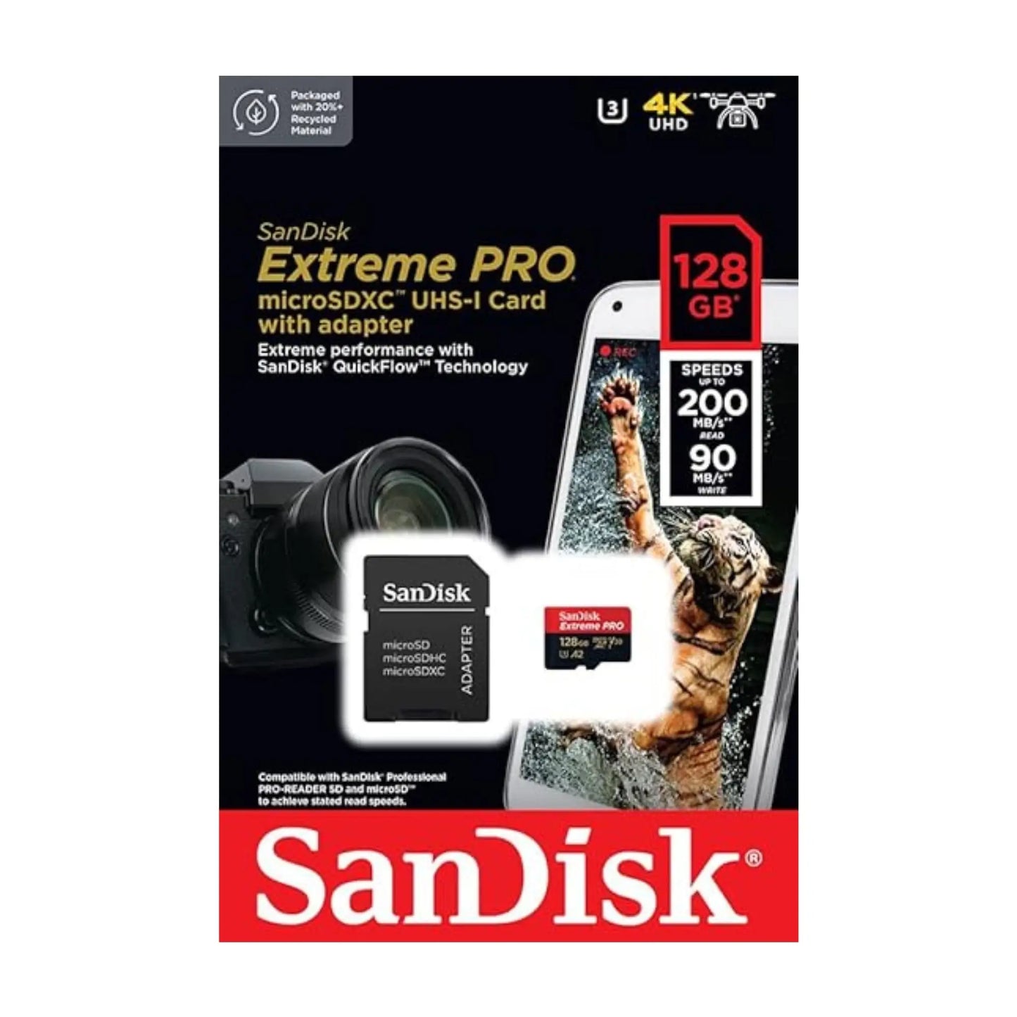 SanDisk Extreme PRO microSD UHS-I Card Top Select